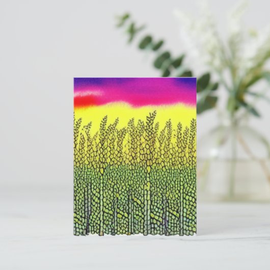 Feiern von Bauern Mitteilungskarte (Stehend Vorderseite)