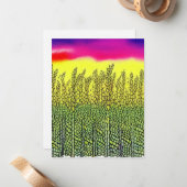 Feiern von Bauern Mitteilungskarte (Vorderseite/Rückseite Beispiel)