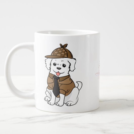 Feiern von Cozies Jumbo-Tasse (Links)