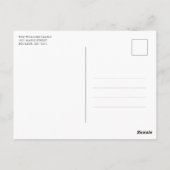 Feiern von Denkmälern Postkarte (Rückseite)