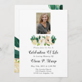 Feiern von Einladungen zum Leben, Einladung von Fo (Vorne/Hinten)