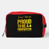 Feiern von Feuerwehrstolz und Mut Waschbeutel (Rückseite)