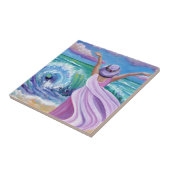 Feiern von Frauen auf der Beach Keramik Tile Fliese (Seite)