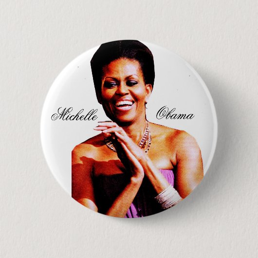 FEIERN von Knopf MICHELLE OBAMA Button (Vorderseite)