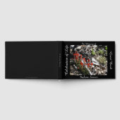 Feiern von Leben, Name, Rote Blume und Felsen, Gästebuch (Voll)