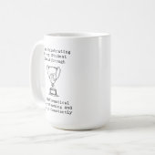 Feiern von mathematischen Durchbrüchen und Wachstu Kaffeetasse (Vorderseite Links)