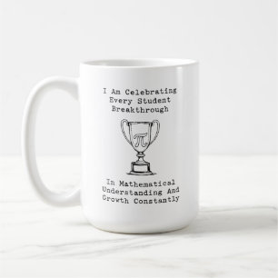 Feiern von mathematischen Durchbrüchen und Wachstu Kaffeetasse