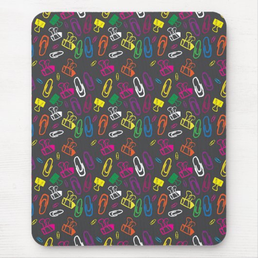 Feiern von Papierklammern Mousepad (Vorne)