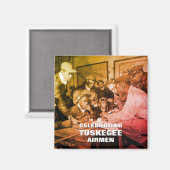 Feiern von TUSKEGEE AIRMEN Magnet (Vorderseite/Rückseite)