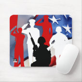 Feiern von Veteranen Mousepad (Mit Mouse)