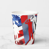 Feiern von Veteranen Pappbecher (Rückseite)