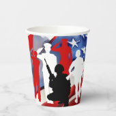 Feiern von Veteranen Pappbecher (Links)