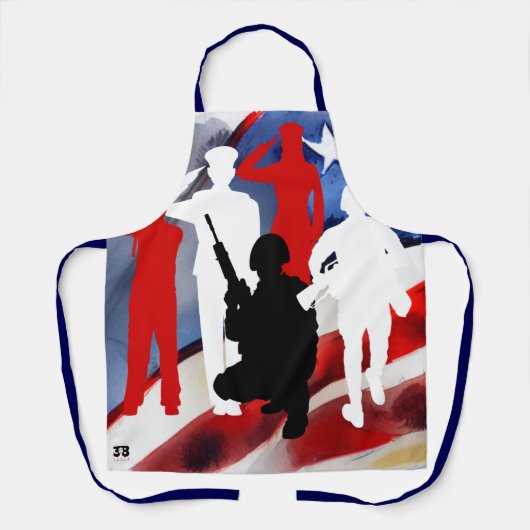 Feiern von Veteranen Schürze (Vorderseite)