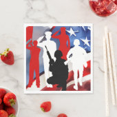 Feiern von Veteranen Serviette (Beispiel)