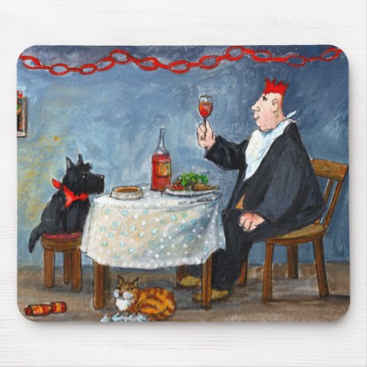 Feiern von Weihnachten Mousepad (Vorne)