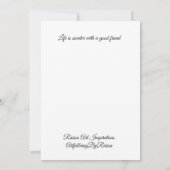 Feiern von "Women Flat Notecard" Dankeskarte (Rückseite)