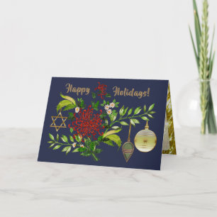 Feiern Weihnachten und Hanukkah Personalisiert