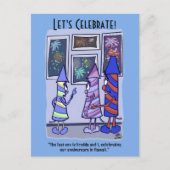 Feiern wir am 4. Juli Postkarte (Vorderseite)