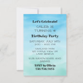 Feiern wir Axolotl Boys Geburtstagsparty (Rückseite)