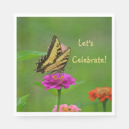 Feiern wir Butterfly Serviette