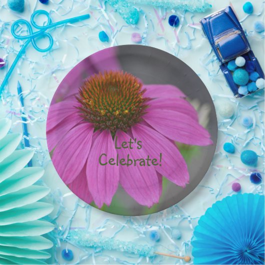 Feiern wir Cone-Blume Pappteller (Party)