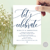 Feiern wir das Hochzeitsfeier-Elopement-Party Einladung