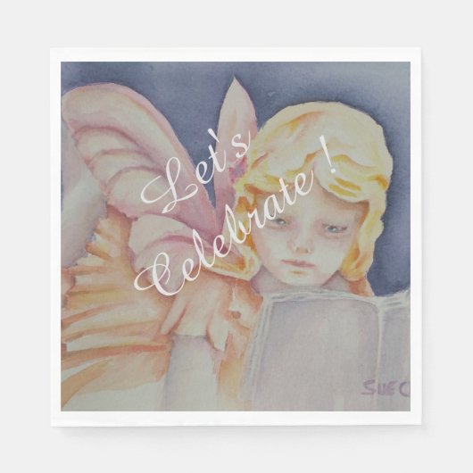 Feiern wir das Lesen Serviette (Vorderseite)