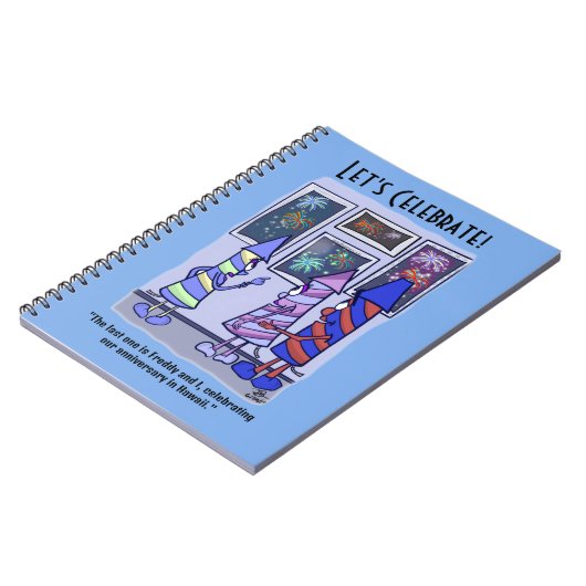 Feiern wir das Notebook Notizblock (Linke Seite)