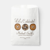 Feiern wir den Brunch der Bagel Graduation Party Geschenktütchen (Vorderseite)