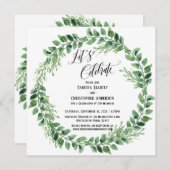 Feiern wir den Empfang des grünen Kranzes - nur fü Einladung (Vorne/Hinten)