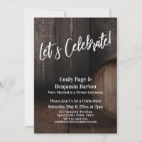 Feiern wir den rustikalen Empfang von Holzhacken