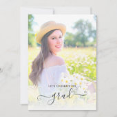 Feiern wir die Einladung der Graduate Fotos (Vorderseite)