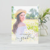 Feiern wir die Einladung der Graduate Fotos (Stehend Vorderseite)