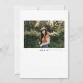 Feiern wir die Einladung zu einer einfachen Gradui (Rückseite)