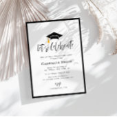 Feiern wir die Einladung zur Abschlussfeier