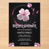 Feiern wir die Einladungs-Vorlage, bearbeitbare Üb Acryleinladungen (Vorderseite)