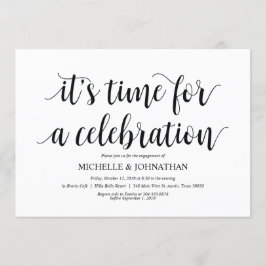 Feiern wir, die Engagement Party lädt ein Einladung