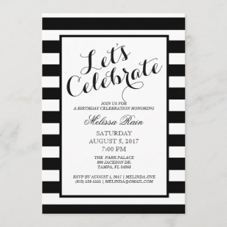 Feiern wir die Geburtstagseinladung Einladung