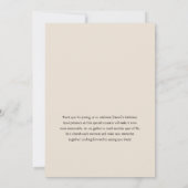 Feiern wir die heutige Einladung (Rückseite)