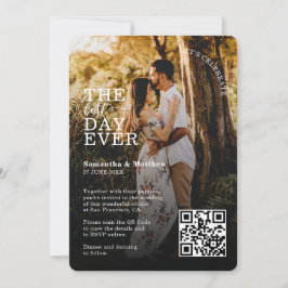 Feiern wir die Hochzeit des QR-Codes zum besten Ta Einladung