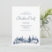 Feiern wir die Jahreszeit! Weihnachts-Party Einladung (Stehend Vorderseite)