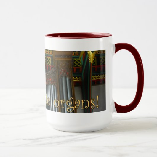 Feiern wir die Orgeln-Tasse - Leicester-Kathedrale Tasse (Rechts)