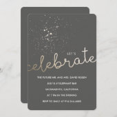 Feiern wir! einladung (Vorne/Hinten)