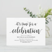 Feiern wir, Engagement Partei lädt ein Einladung (Stehend Vorderseite)