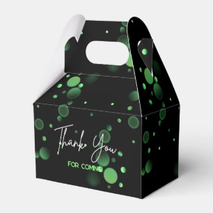 Feiern wir Green Bokeh Gradient Geburtstag Geschenkschachtel