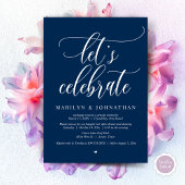 Feiern wir Hochzeitstag Abendessen Tanz Einladung