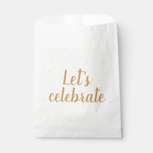 Feiern wir mal! geschenktütchen (Vorderseite)