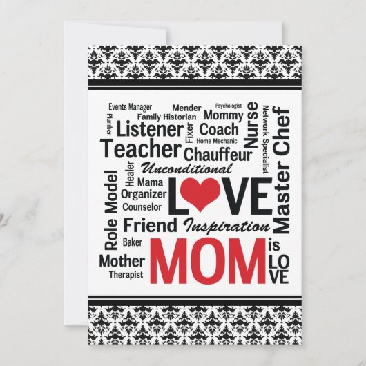 Feiern wir Mama! Muttertag / Mama Geburtstag Einladung (Vorderseite)