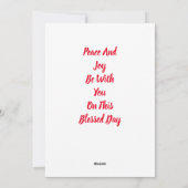 Feiern wir mit Freude Weihnachten (Rückseite)