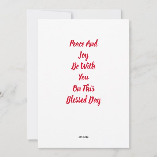 Feiern wir mit Freude Weihnachten (Rückseite)